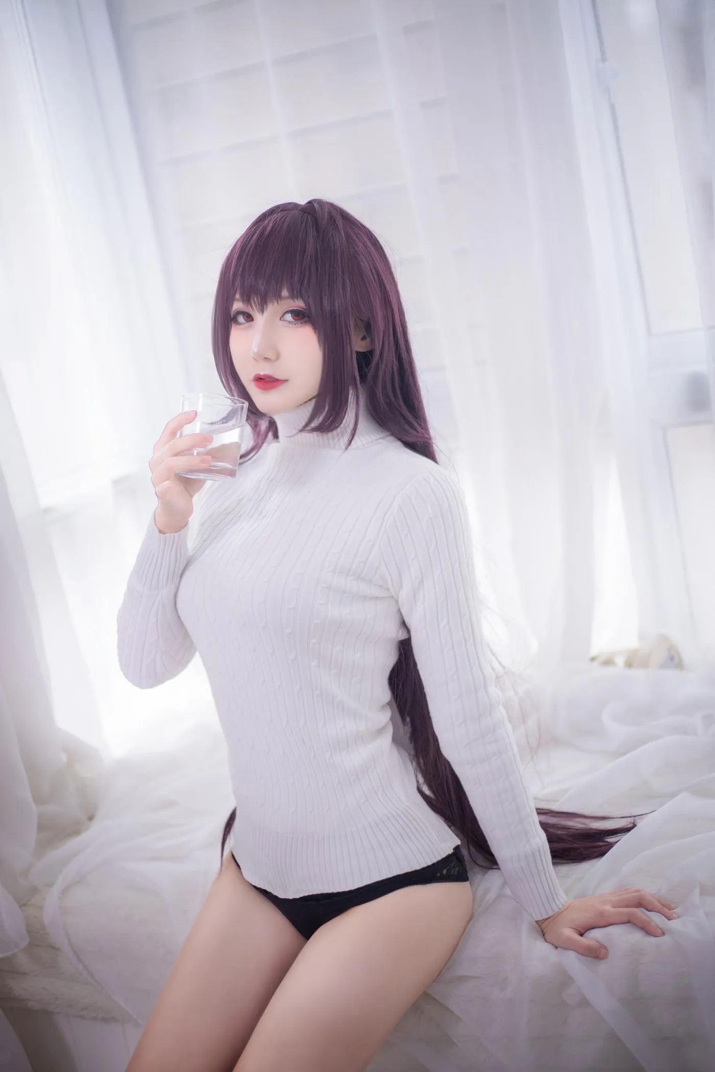 仙九Airi – NO.07 斯卡哈毛衣 [21P]插图5